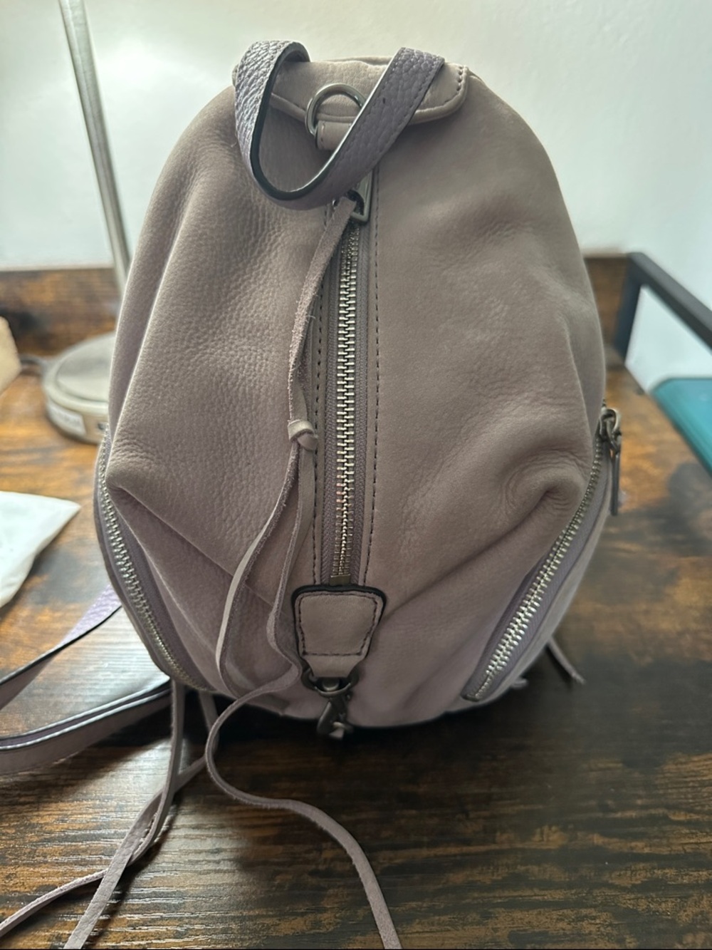 Rebecca Minkoff Lavender Leather Mini Backpack